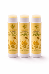 Natural Beeswax Lip Balm 3-Pack
