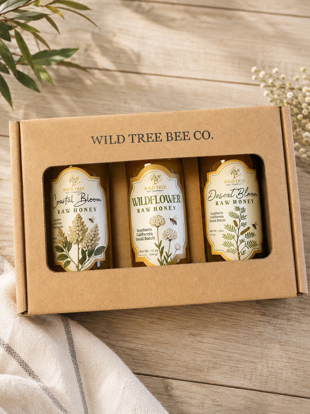 The Bloom Box - California Raw Honey Tasting Gift Set