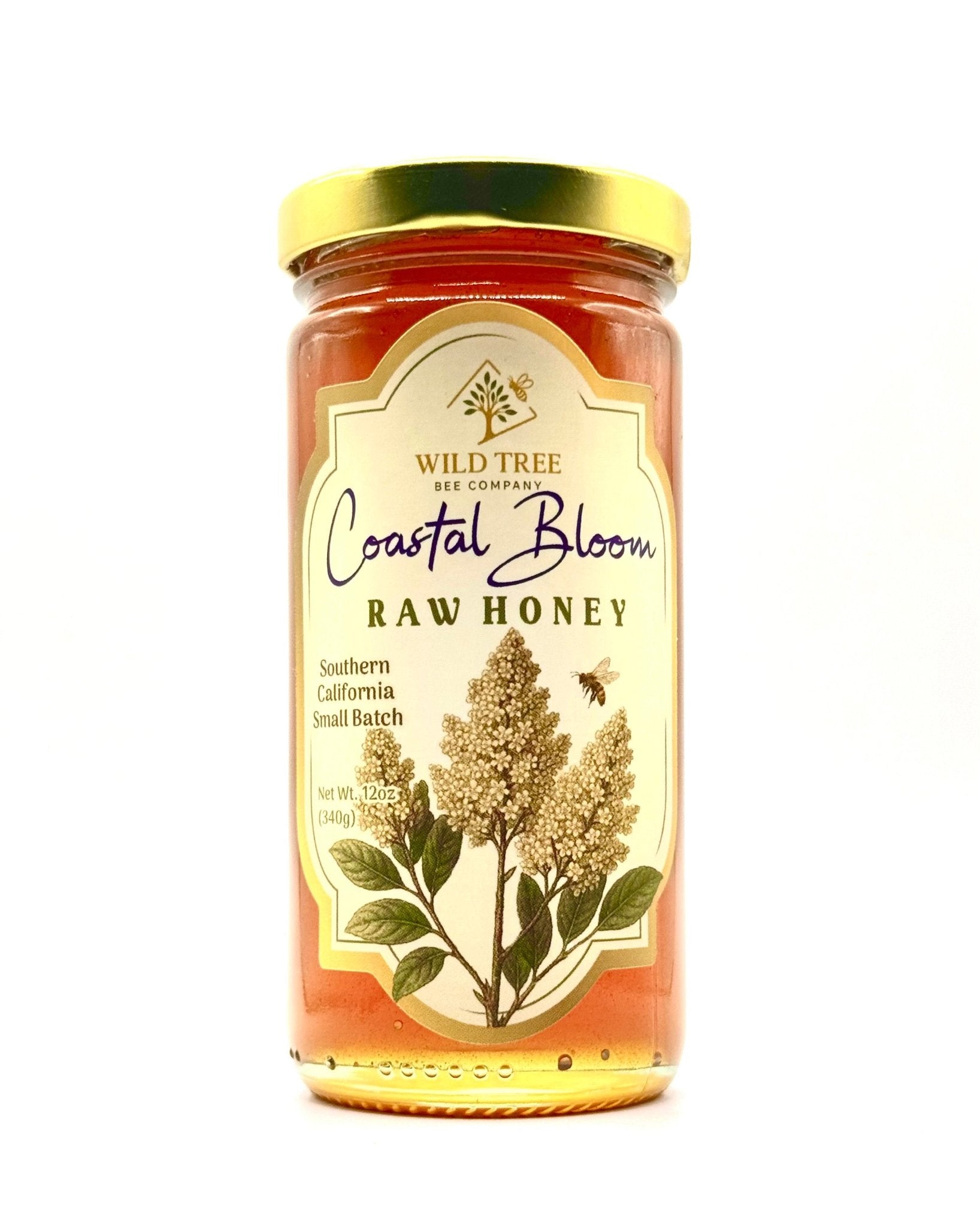 raw coastal bloom honey from Southern California coastal mountains