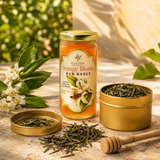 A Bright Pairing - Orange Bloom Raw Honey + Premium Green Tea