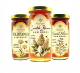 California Raw Honey Tasting Trio – Small Batch Honey Set - Wild Tree Bee Company
