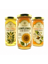 California Sunshine Honey Trio - Small Batch Honey Set - Wild Tree Bee Company