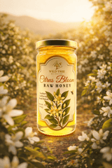 Citrus Bloom Raw Honey - SPRING 2026 MICRO HARVEST - Southern California Citrus Bloom - 12oz - Wild Tree Bee Company