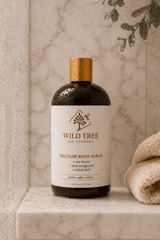 Nectaré Body Scrub - Raw Honey + Pure Orange Peel - 16oz - Wild Tree Bee Company