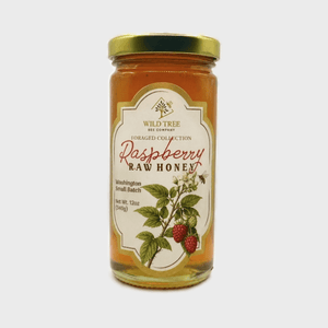 Raspberry Raw Honey - Limited Harvest - 12oz - Wild Tree Bee Company
