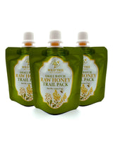 Trail Pack - 3 Pack Raw Honey 2.5oz Resealable Pouch - Wild Tree Bee Company